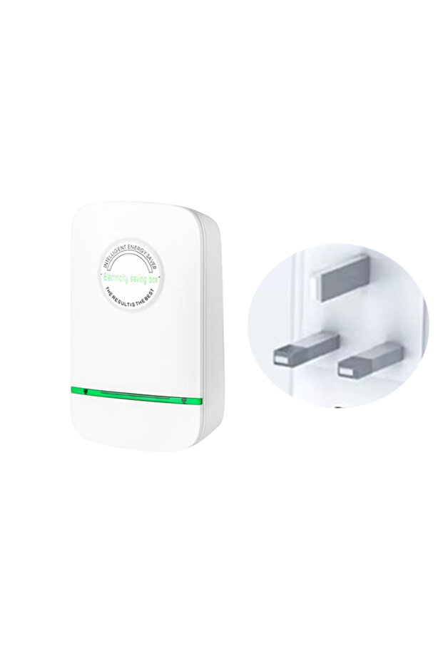 90-250V UK White Pro Power Save Electricity Energy Saver 90V-250V Home Office Electricity Saving Box
