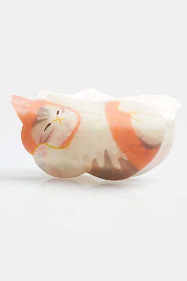 Cat Figured Bone Peg Buckle