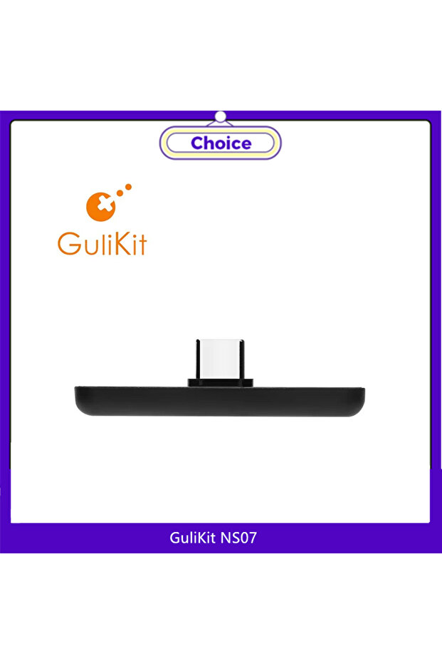Black GuliKit NS07 Transmitter for Nintendo Switch NS OLED PS4 PS5 PC NS07 Route Air Bluetooth Wire
