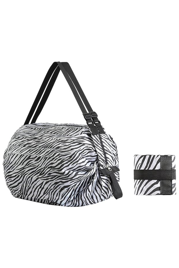 C Foldable Shopping Bag Waterproof Travel Portable Storage Bag Beach Bag Supermarket Grocery Shoppin