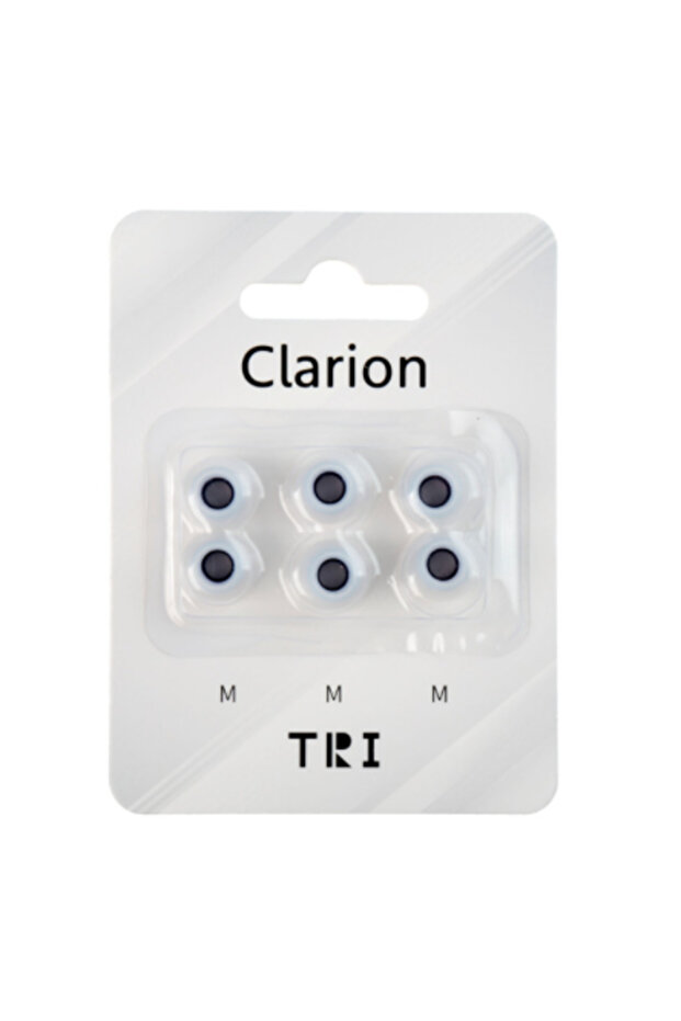أطراف أذن من السيليكون M TRI Clarion، 3 أزواج لسماعات الرأس ذات الحجم S/M/L، ملحقات سماعة الرأس السلكية لكل منها.
