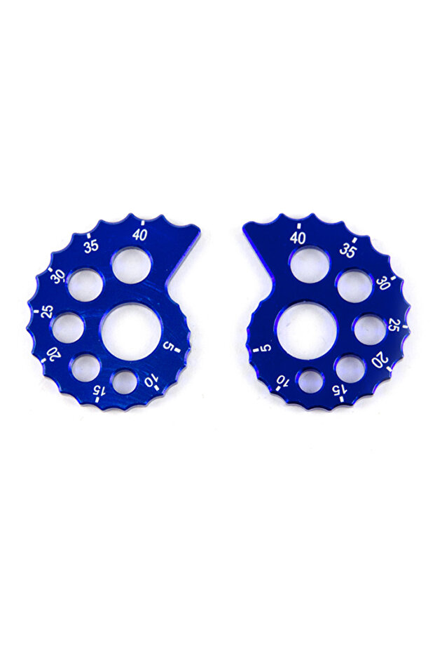 Blue Motorcycle CNC Chain Adjuster Regulator Accessories For Honda CRF150F 230F 250F CRM250AR XLR250