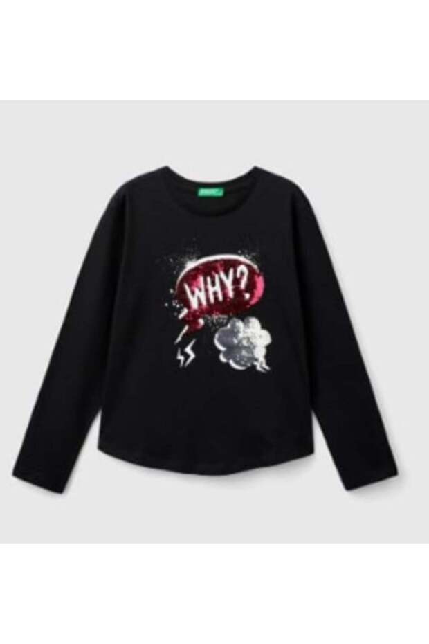 Girl child why pul print long t-shirt gkb1033