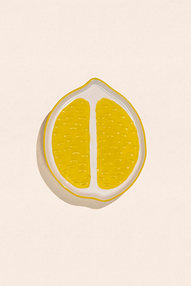 Lemon Ceramic Plate 18 cm