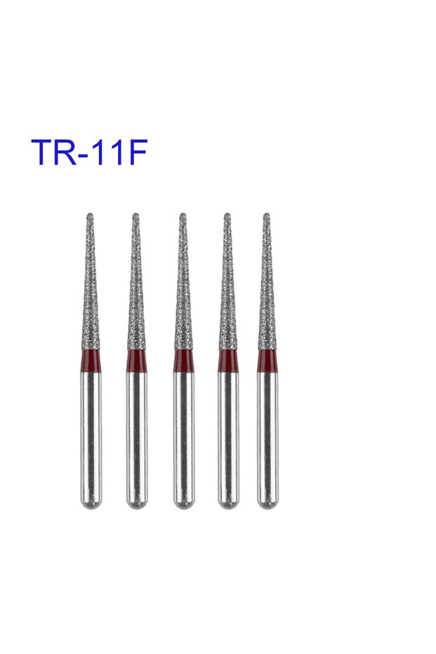 TR-11F 5pcs/pack Dental Diamond Burs Dental Drills For High Speed Handpiece FG Dia 1.6MM Dental Lab