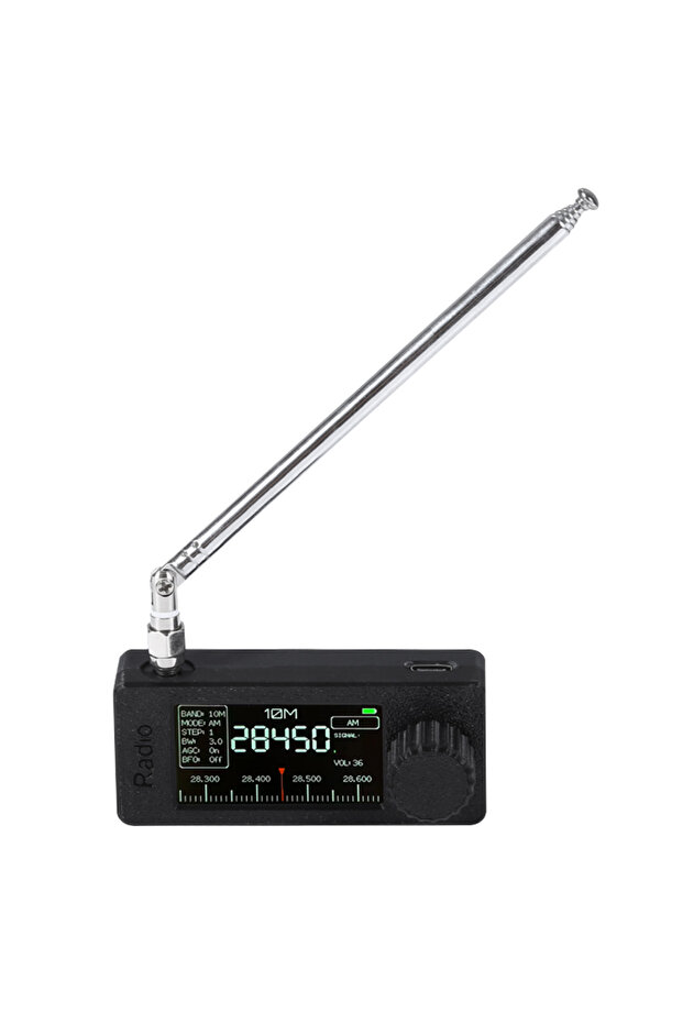 Pull rod antenna 1.9inch IPS Screen LSB USB AM FM FM/AM Radio 0.5-108mhz SI4732 Mini Pocket Radio