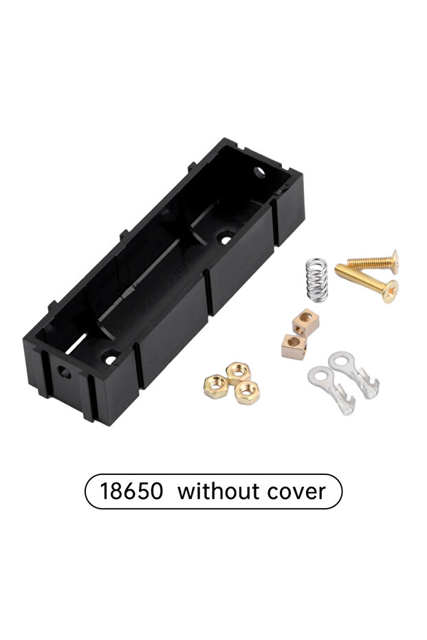 18650 21700 18650 Battery Holder Storage Solder-free Lithium Battery Storage Box Power Bank Case DIY