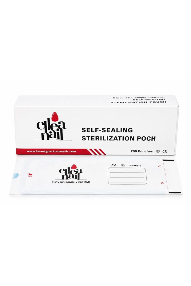 Pack of 200 Sterile Envelopes - 90X260Mm Long