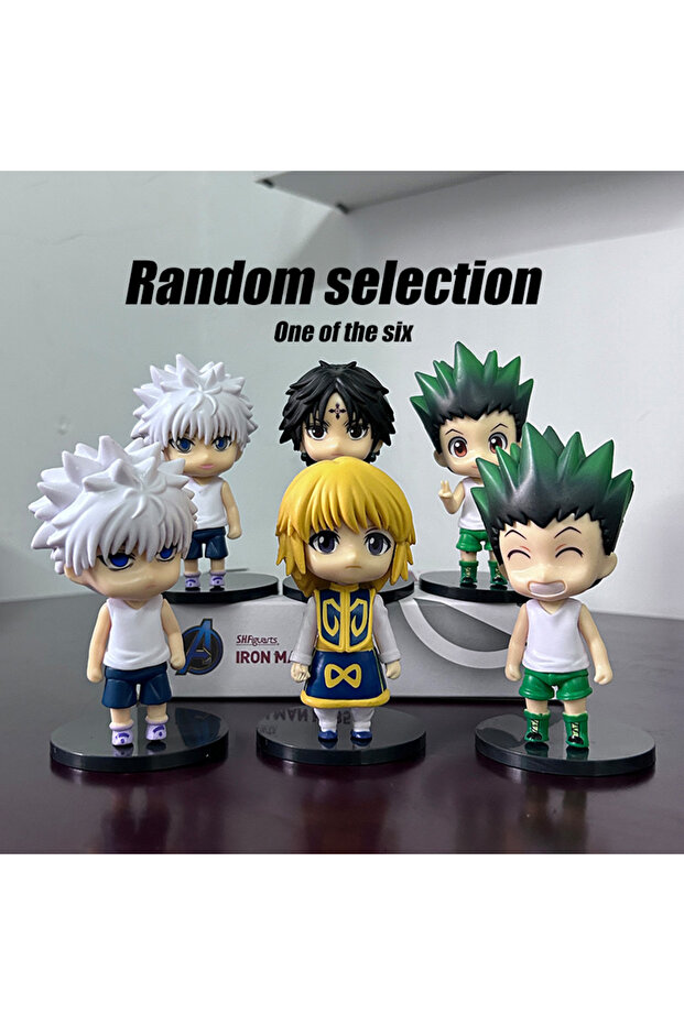 Bandai Random 1Pc Random selection Hunter x Hunter Action Figure Toys PVC Cartoon Jay Flix Hisoka Ku