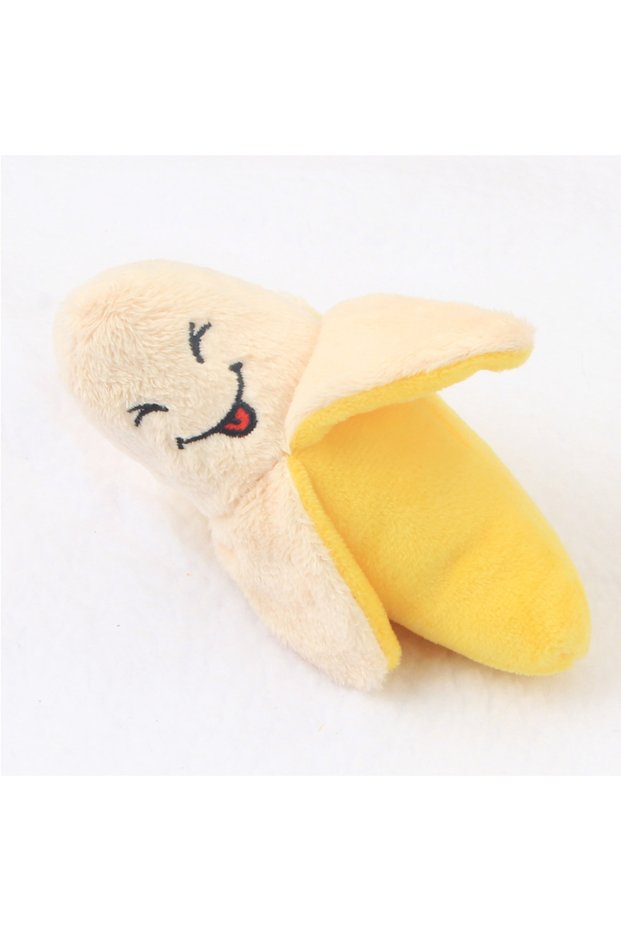 C 1PC Puppy Dog Plush Squeaky Toys for Small Medium Dogs Bone Aggressive Chewers for Pet Cat Product