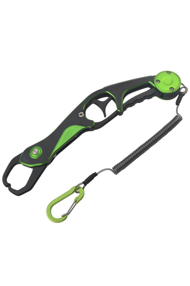 green Aluminum Fishing Tools Portable Light Lip Pliers Fishing Pliers Tool 50kg Loaded Fishing Plier