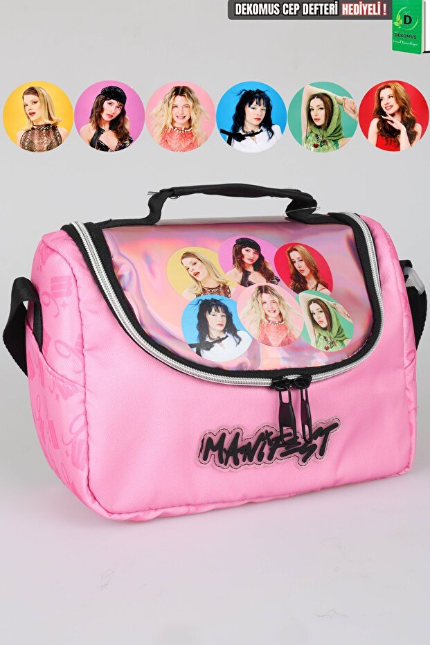 X Dekomus Licensed Powder Pink Collection Thermos Lunch Box