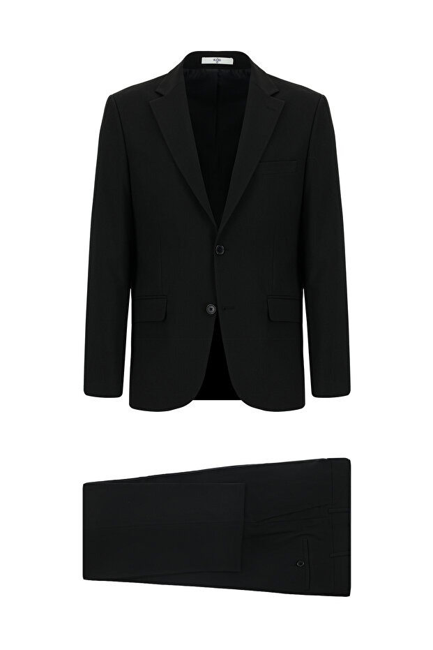 4 Drop Relaxed Fit Relaxed Fit Wool Suit
