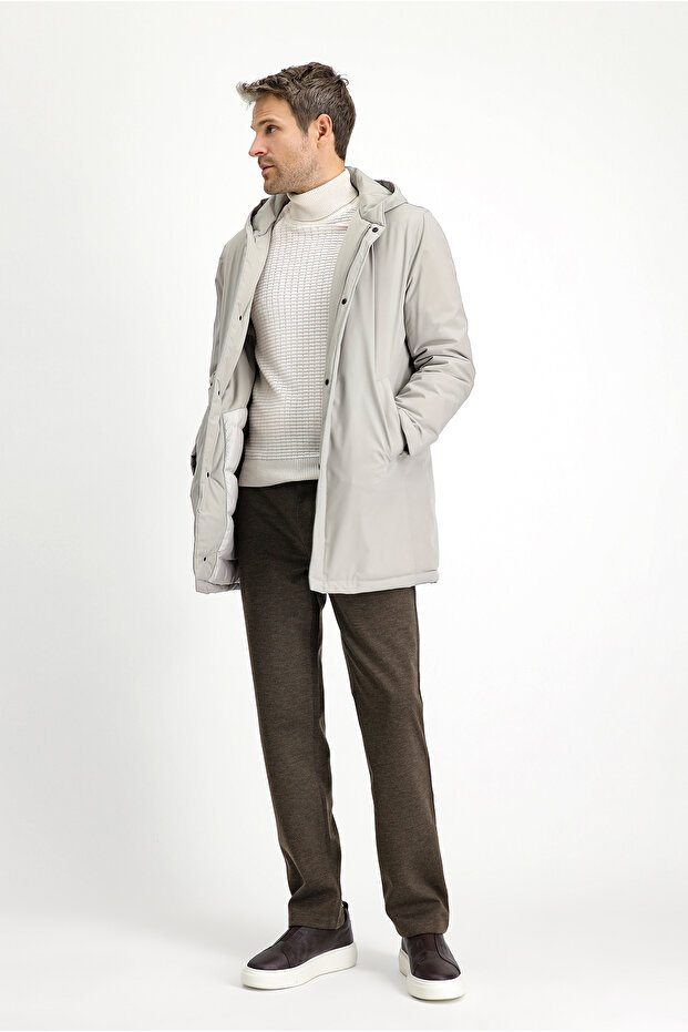 Slim Fit Slim Fit Hooded Sports Inflatable Coat