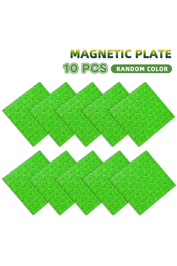 10PCS 1/2/4/10 PCS Magnetic Base Plate Variety Baseplates Match DIY Magnetic Building Blocks Toys fo