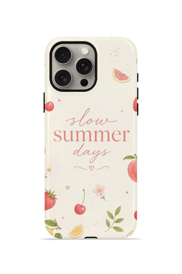 حافظة آيفون 15 برو فوريان ذات الطبقة المزدوجة Slow Summer Days