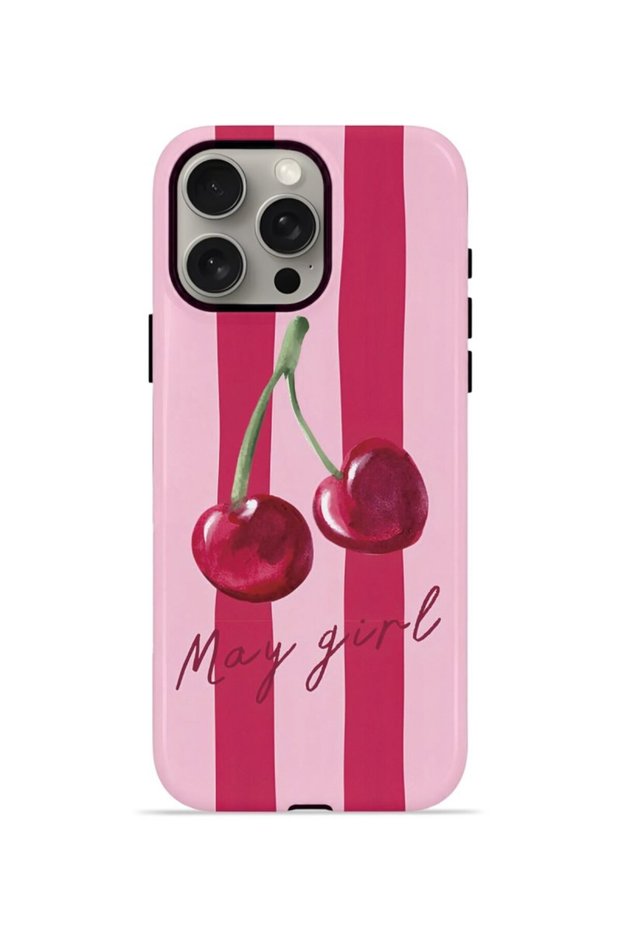 iPhone 15 Pro Max Vorian Double Layer Case Cherry Girl