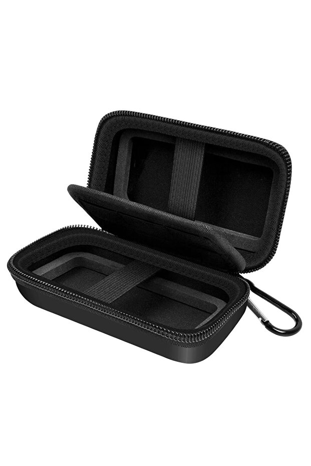 حافظة سوداء للقرص الصلب الخارجي لجهاز SanDisk Extreme Portable SSD بسعة 1 تيرابايت و2 تيرابايت و4 تيرابايت و500 جيجابايت