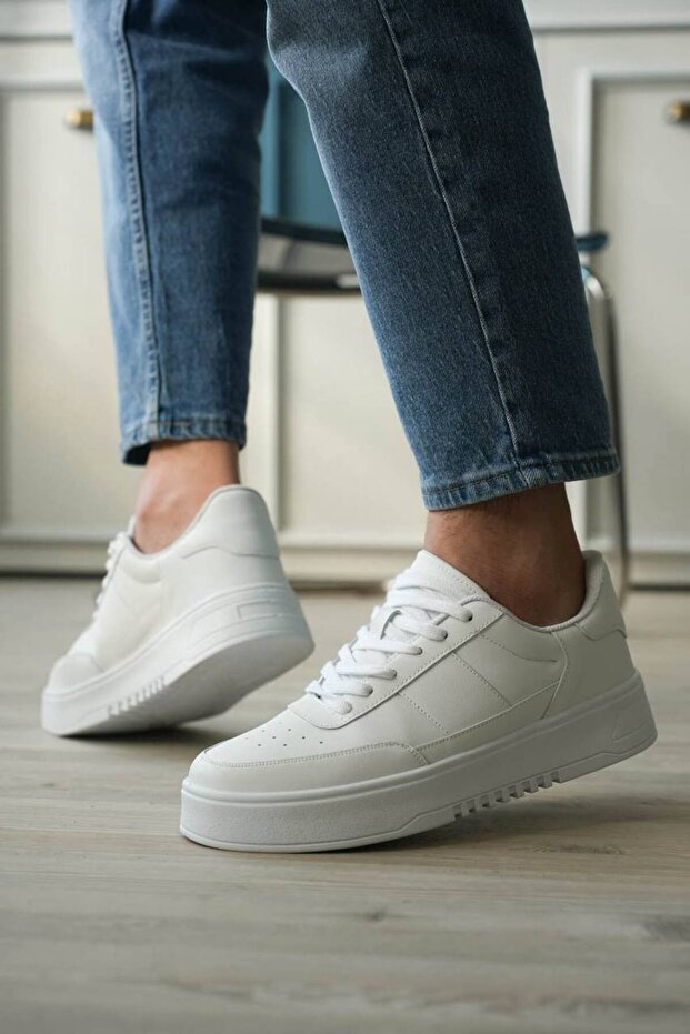 Kb-n2 kuback white leather men's casual shoes