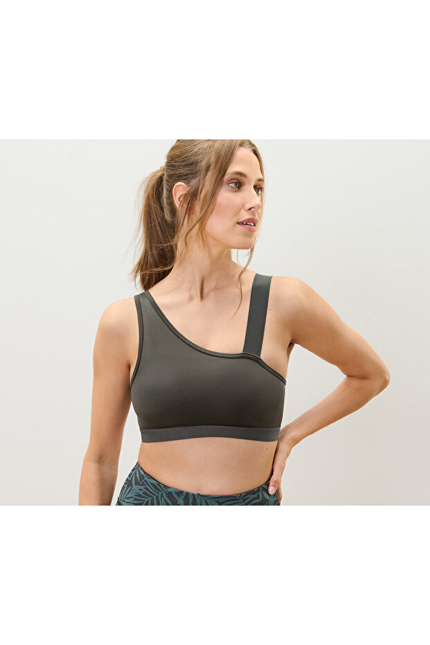 Women's Sports Bra, One-Shoulder