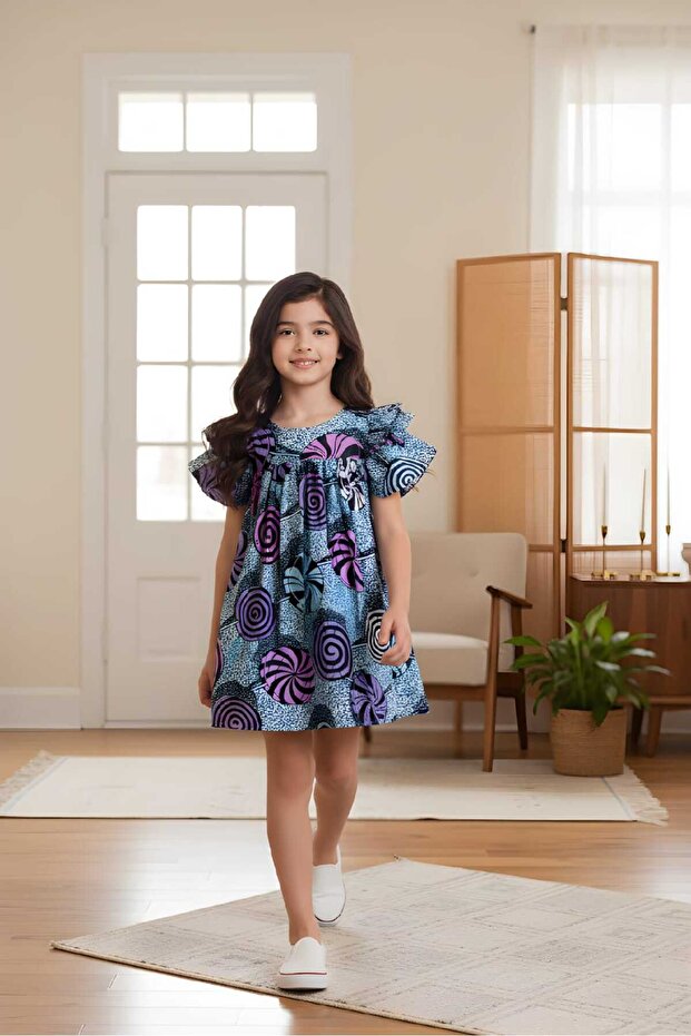 WATOTO - Garden Oasis African Wax Print Kimono