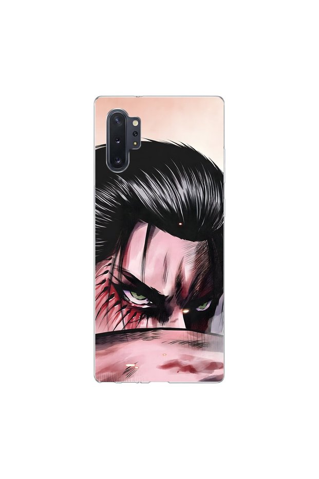 Samsung Galaxy Note 10 Compatible Anime 1/2 Design Transparent Case