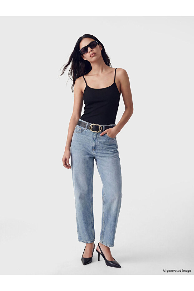Nevavm Leather-Look Women's Belt with a Difference