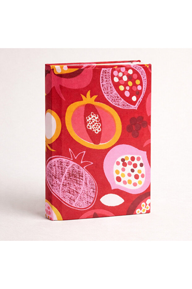 Tulip Handmade Block Printed Diary – Sustainable Bamboo Paper Journal, Eco-Friendly, Handcrafted (17 × 12 cm)