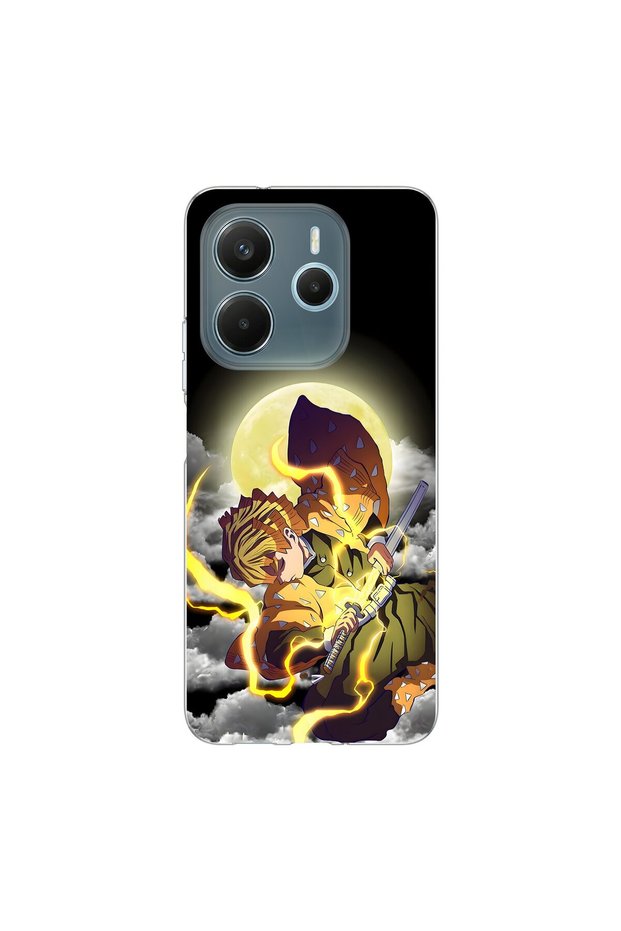 Redmi Note 14 Compatible Anime 4/2 Design Transparent Case