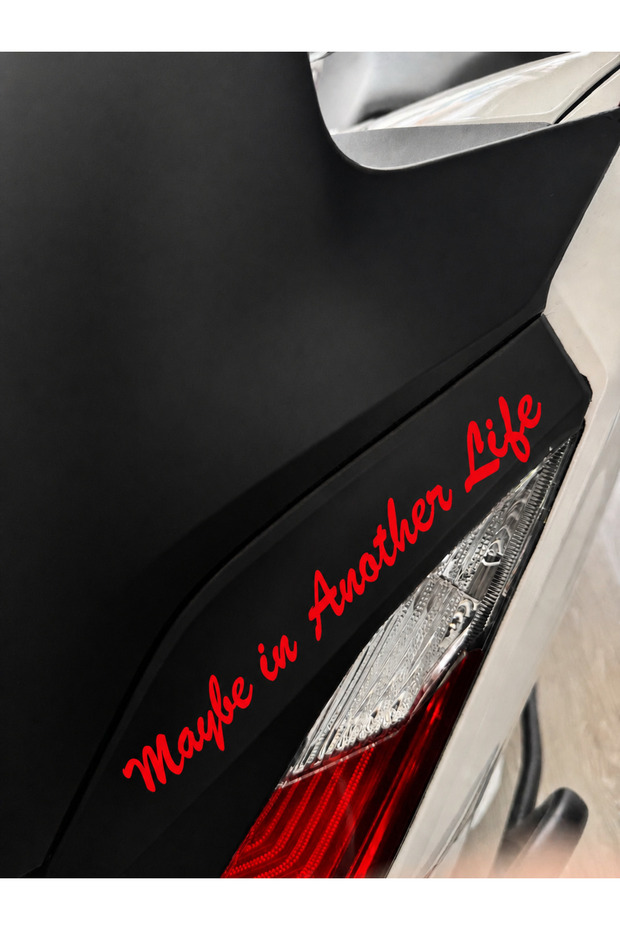 Maybe in Another Life Sticker Label (20cm) for Helmet-Motorcycle-Car