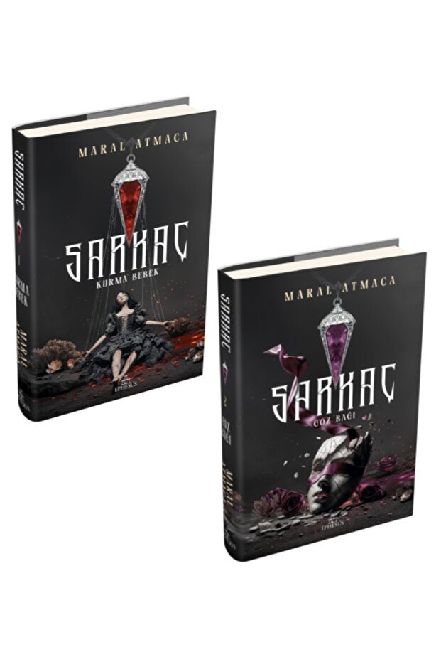 Sarkaç 1 Kurma Bebek, Sarkaç 2 Göz Bağı Maral Atmaca 2 Kitap Ciltli Set