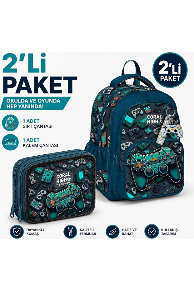 Nefti Gamer Backpack 14423+ Pen Holder 11155