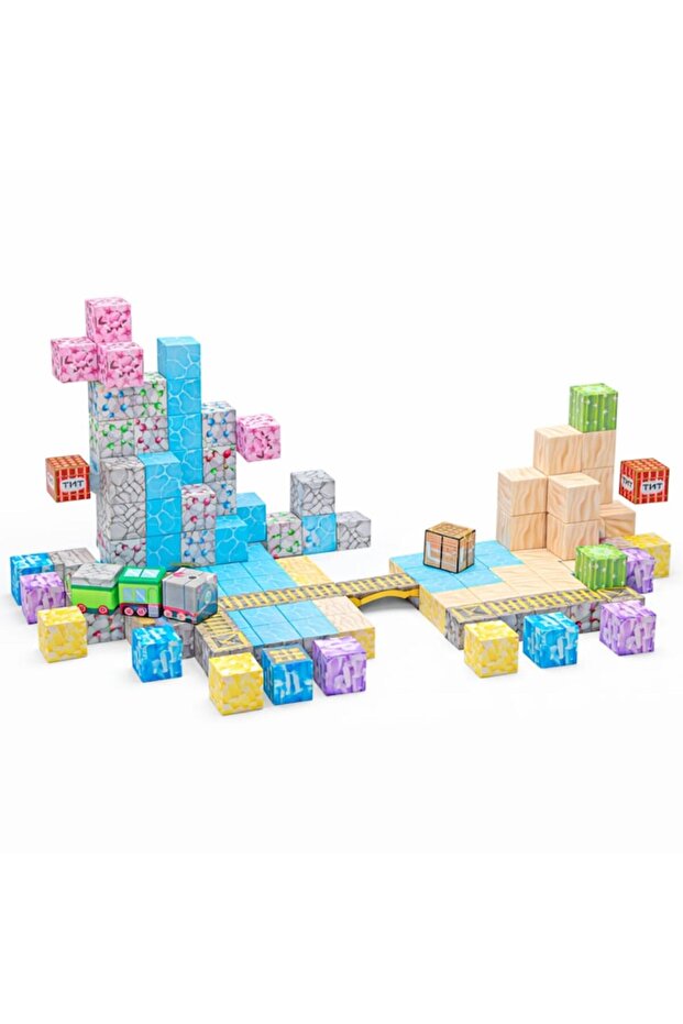 Set de construcție SmartBlocks, include 112 piese, 3 ani+, roz - 8