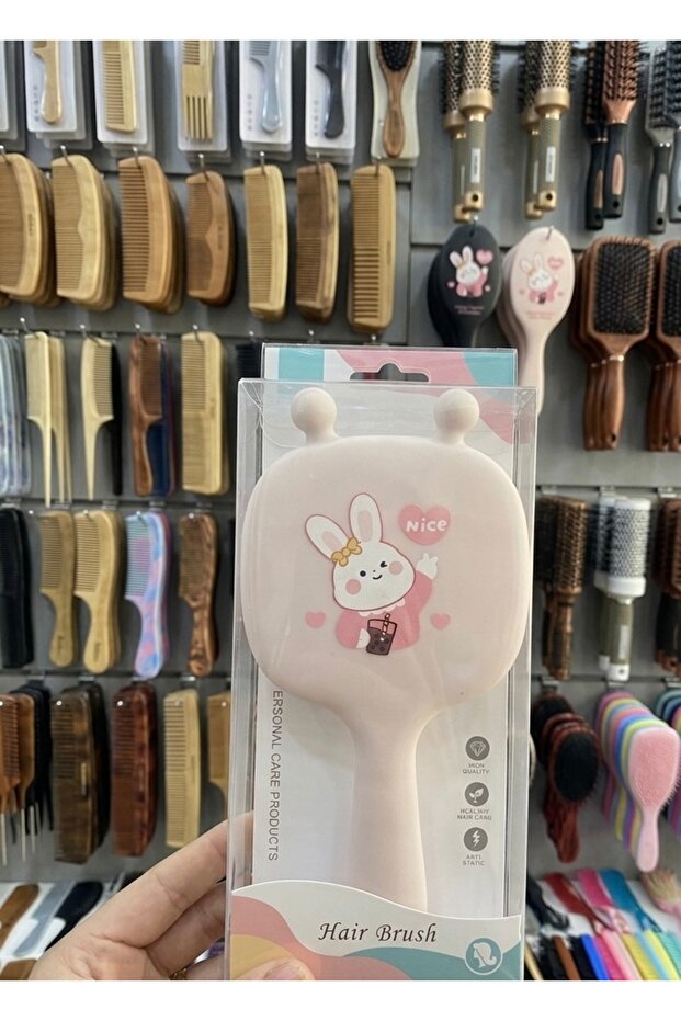 Alsa Hairbrush with Children's Rabbit Figure