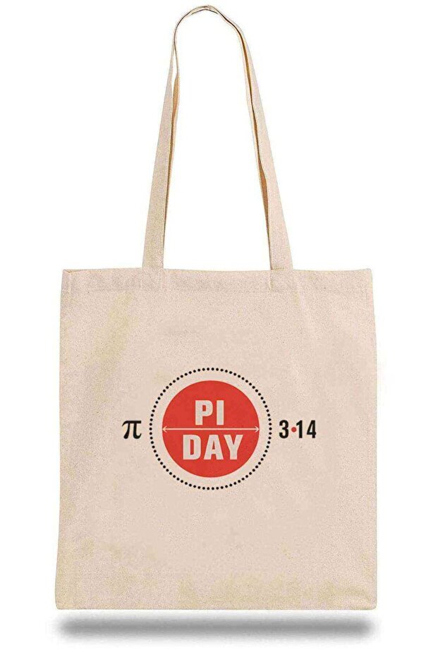 حقيبة قماش Pi Day Red Logo