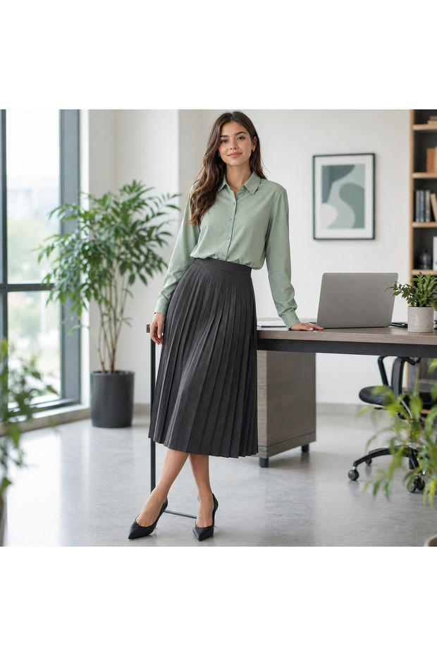 Wardrobe essential Button down cotton shirt , classy & timeless