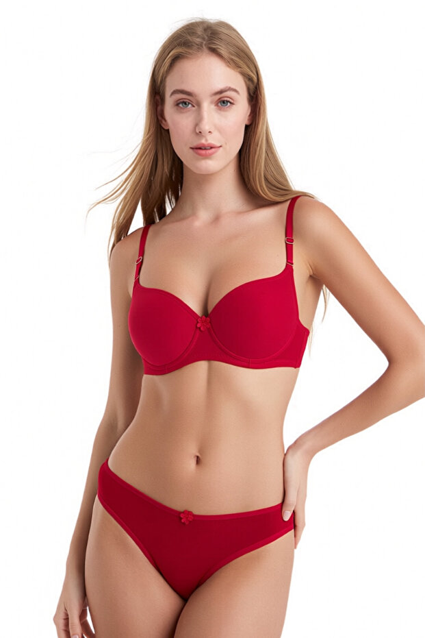 Micro Padded Underwire Bra Set
