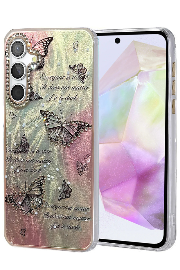 Ilkeshop New Galaxy A35 5g Case Blade Mirror Pattern Cover - (213450) Pattern 6