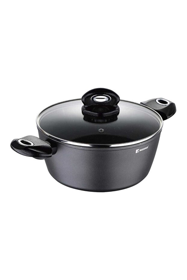 Orion 24 cm Forged Aluminum Casserole with Lid