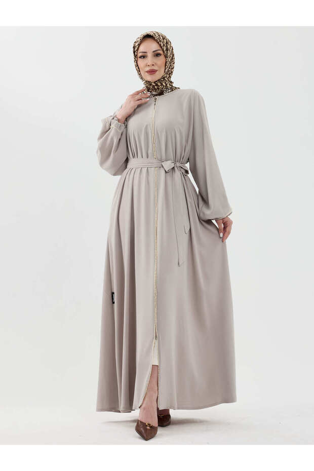 Zümra Stone Robe - Beige