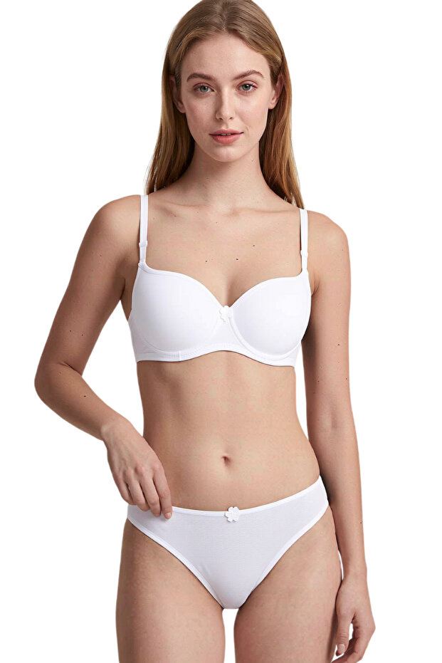 Micro Padded Underwire Bra Set
