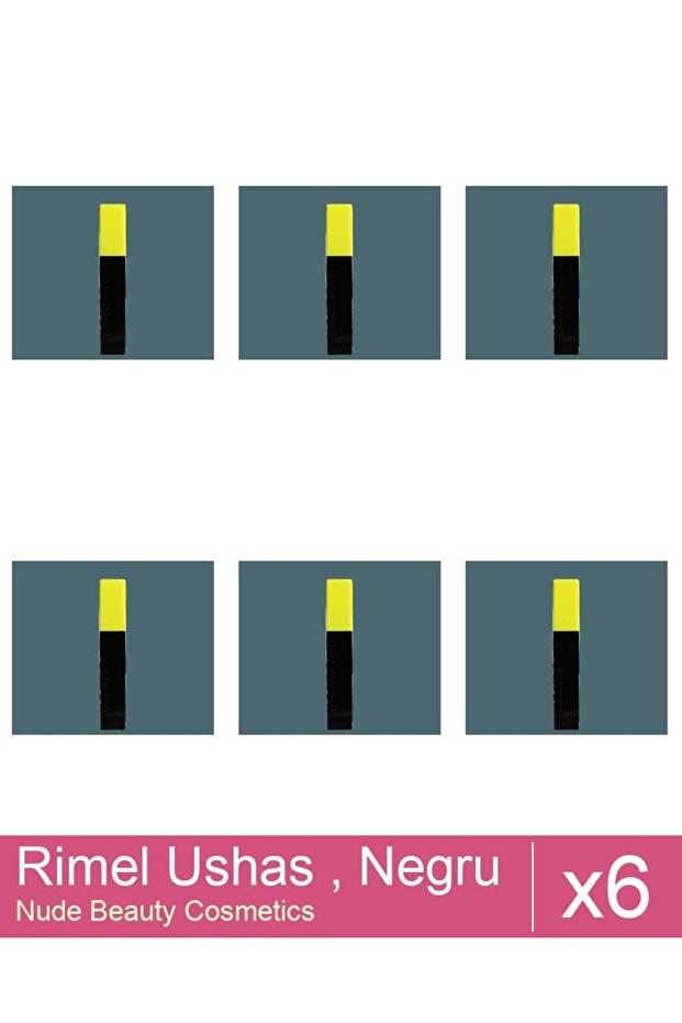 Set 6x Rimel Ushas , Negru - 1
