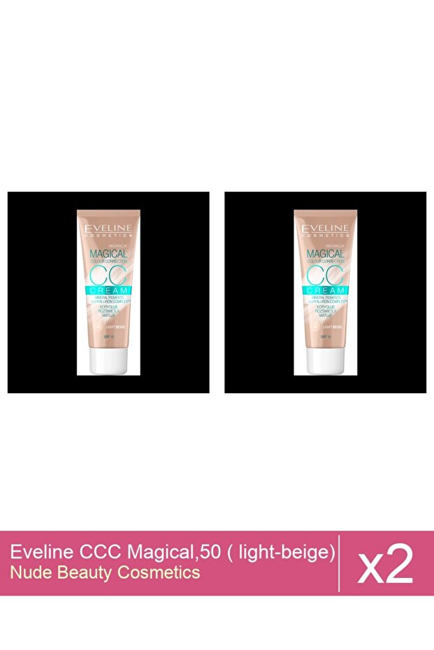 Set 2x Eveline CCC Magical,50 ( light-beige) , 30 ml - 1