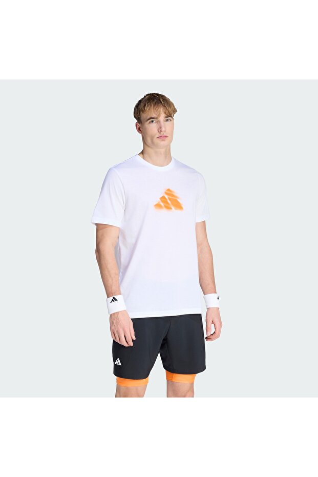 M Clay G T Erkek T-Shirt Kb9429 WHITE - 1
