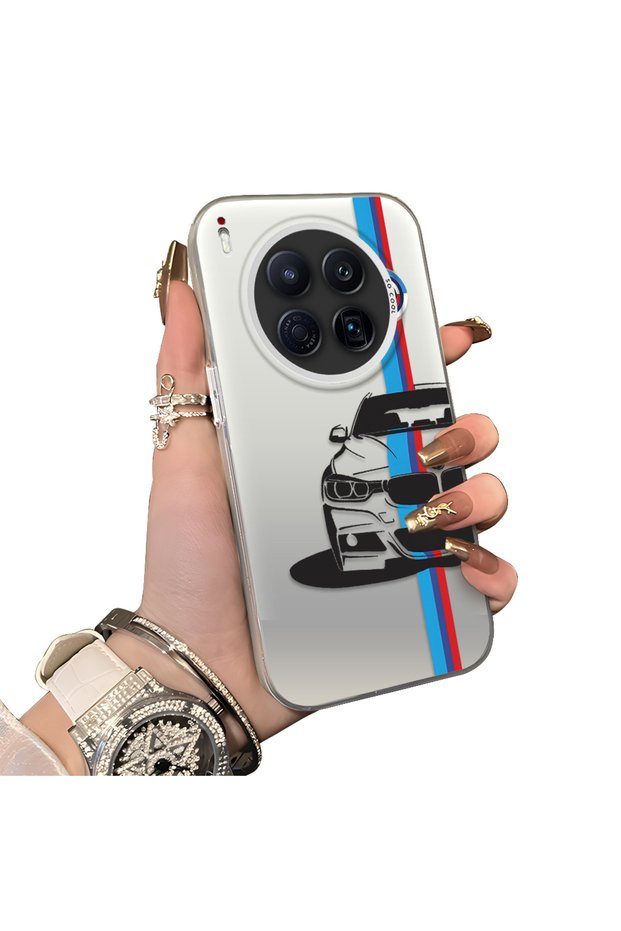 Tecno Camon 40 Premier 5g Compatible Silicone Edge Hard Back Anti-Fall Phone Case Patterned