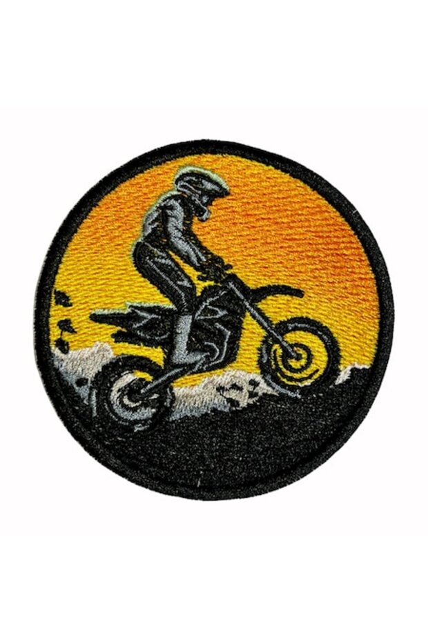 Emblemă brodată de motocross - 1