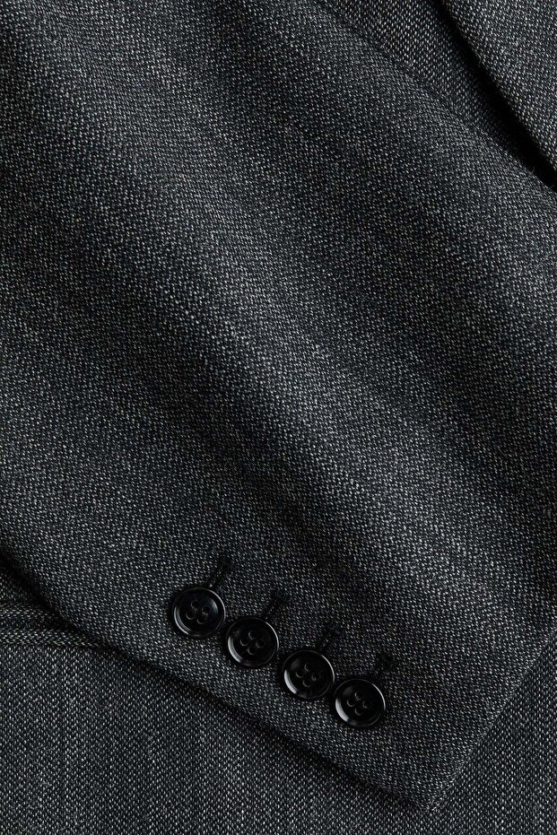 Double-breasted wool blazer - 7