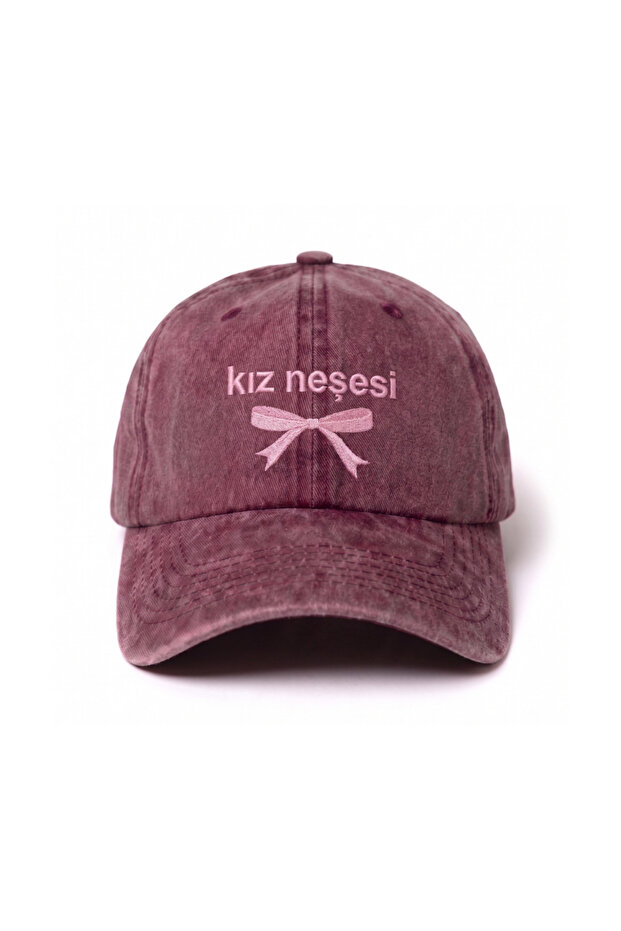 ''Girl's Joy'' Embroidered Washed Hat /''Girl's Joy'' Embroidered Washed Baseball Cap