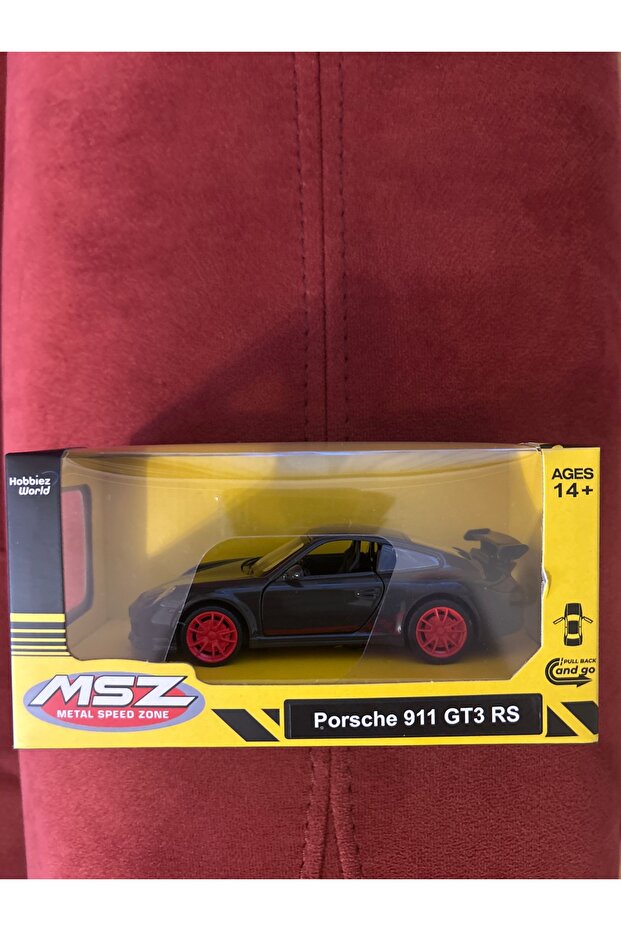 Msz Porsche 911 Gt3 Rs 1:36 Pull Back Black