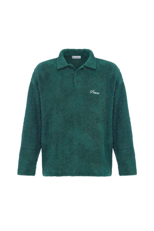 Oversize Sweatshirt with Text Detail
